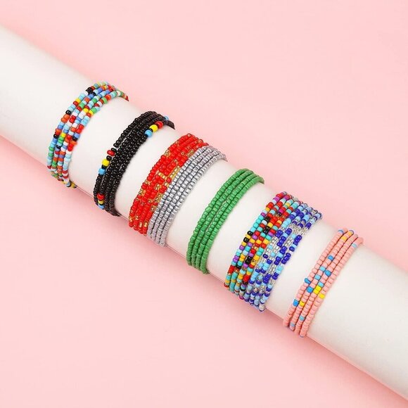 Colorful Beaded Waist Chain Women Beach Bikini Jewelry Summer Gift - Picture 2 of 7